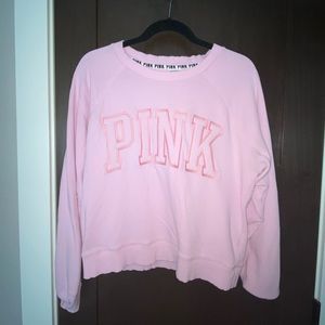 PINK crew neck sweater
